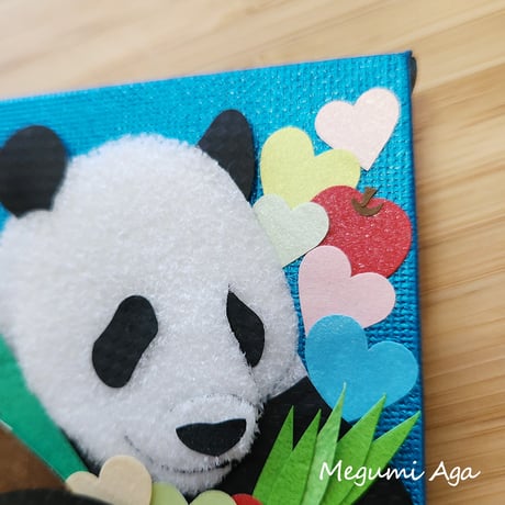 【制作終了☆展示のみ】【Gentle Panda Ri】【The Sun】｢ジェントルパンダ」｢サン｣リーリー&シンシン2点セット