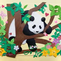 【制作終了☆展示のみ】【ハッピーパンダ】☆「Princess on the Tree」木登りシャンシャンモデル