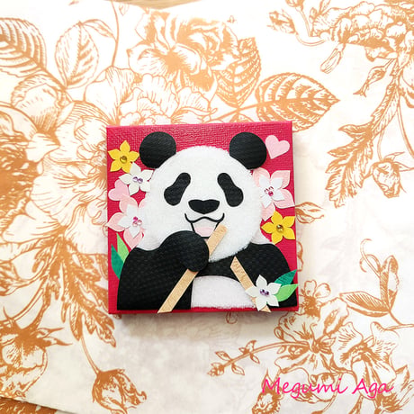【制作終了☆展示のみ】【Gentle Panda Ri】【The Sun】｢ジェントルパンダ」｢サン｣リーリー&シンシン2点セット