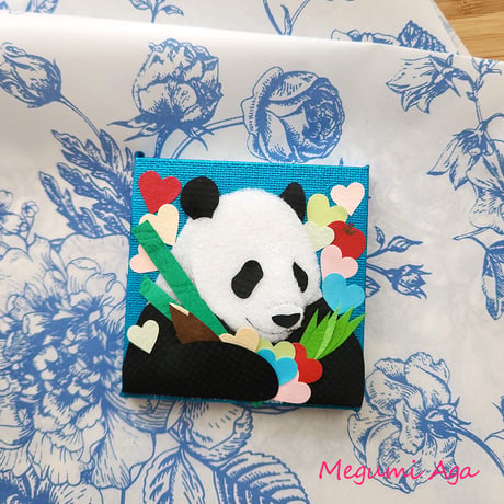 【制作終了☆展示のみ】【Gentle Panda Ri】【The Sun】｢ジェントルパンダ」｢サン｣リーリー&シンシン2点セット