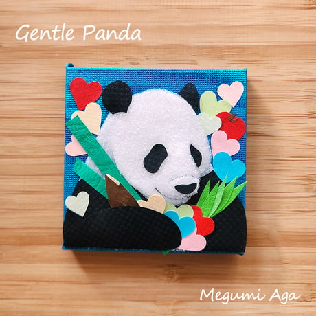 【制作終了☆展示のみ】【Gentle Panda Ri】【The Sun】｢ジェントルパンダ」｢サン｣リーリー&シンシン2点セット