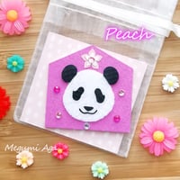 【制作終了☆展示のみ】「おまもりパンダ☆Peach」