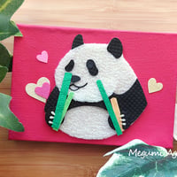 【制作終了☆展示のみ】【Everyday Panda☆Vol.1】「Oichii?」おいちい？