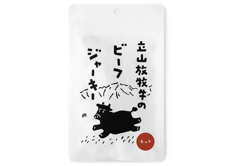 立山放牧牛のビーフジャーキー（ホット） | KASHIWA STORE