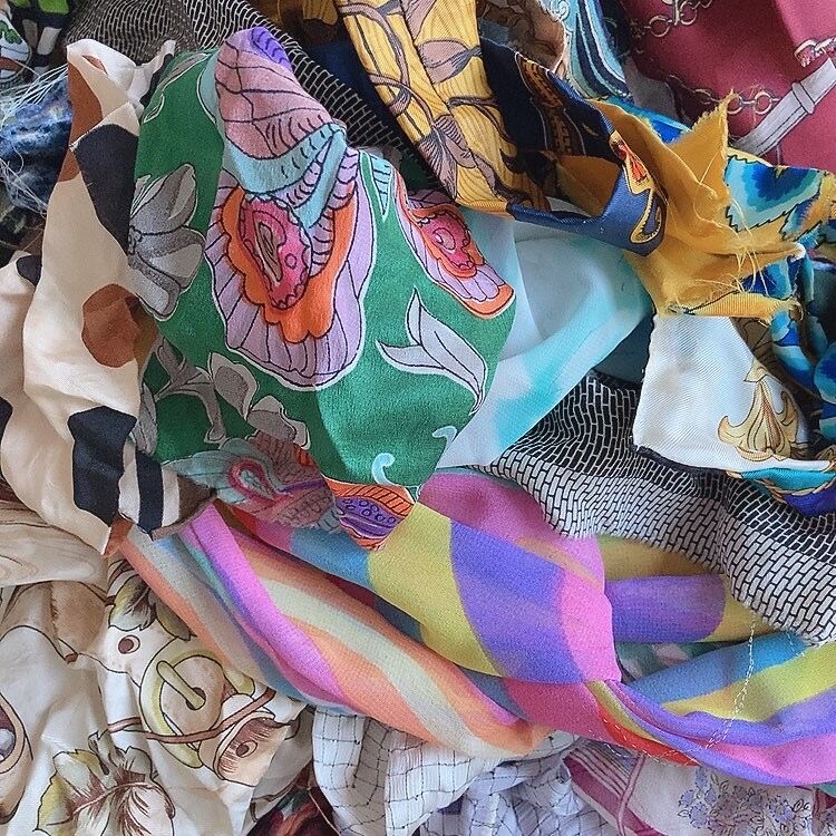 訳あり】希少デザイン◎エルメス シルクスカーフ 5枚 ハギレ