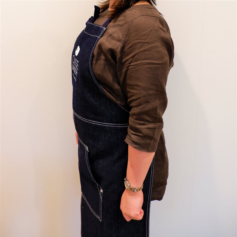 ロゴ入りワークエプロン | 日本ワインショップ「ふくしま逢瀬