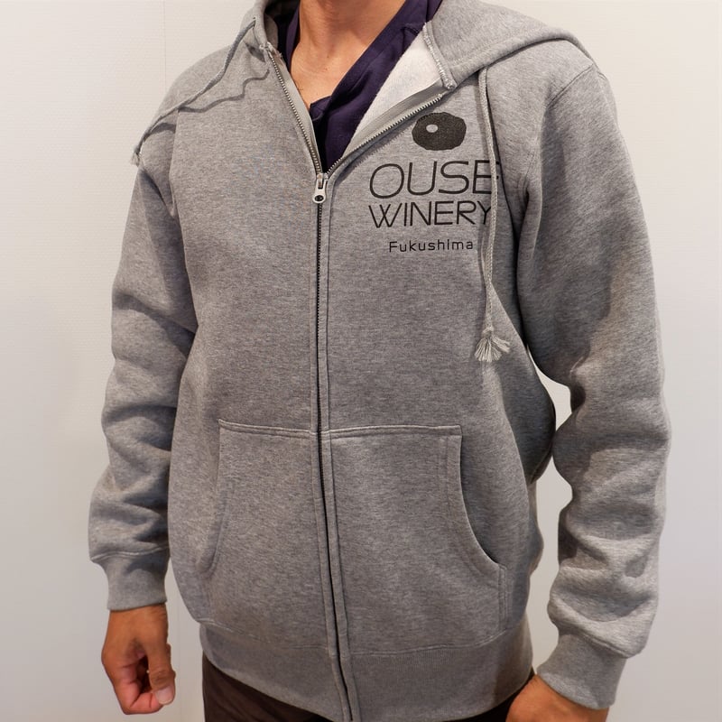 ロゴ入りパーカー（裏起毛） | 日本ワインショップ「ふくしま逢瀬