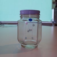 【送料がお得】「ビンの中の立体星座　オリオン座」組立キット （青ビーズ／ビンなし）