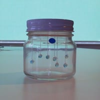 【送料がお得】「ビンの中の立体星座　北斗七星」組立キット （青ビーズ／ビンなし）