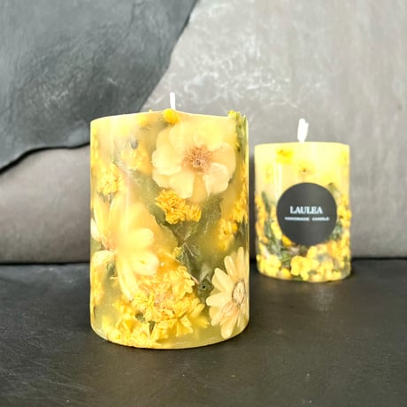 spring botanical candle ① L size