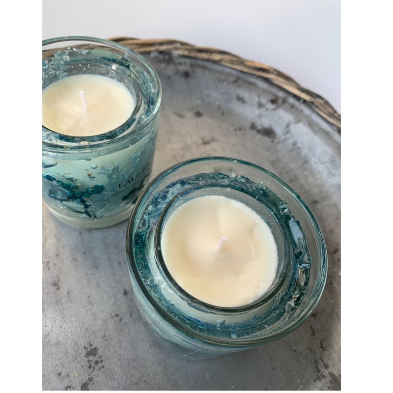 botanical aroma soy candle ターコイズブルー | LAULEA