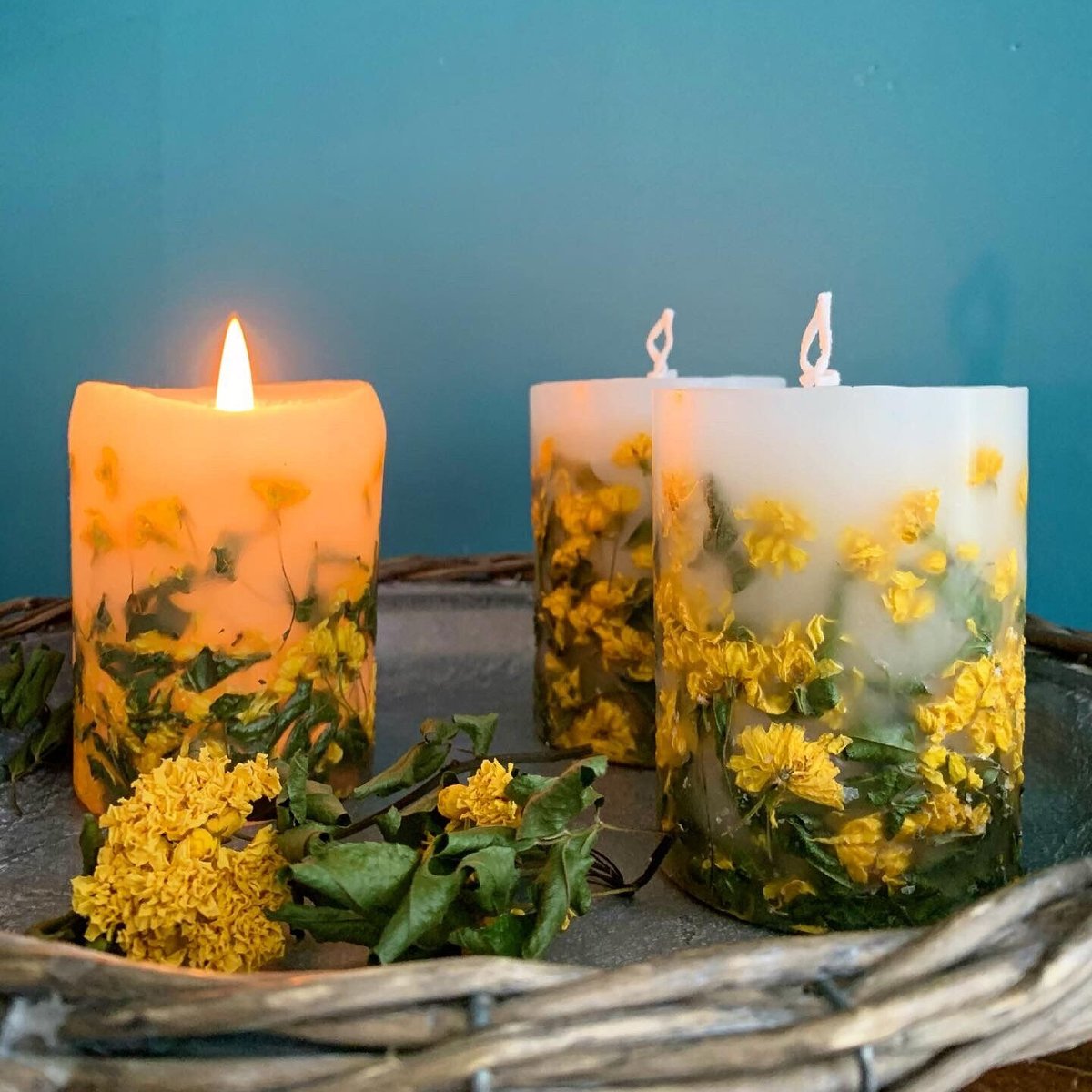 木香薔薇ボタニカルキャンドル | LAULEA