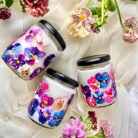 art design aroma candle (左)ムスク＆ローズウッドウッドの香り