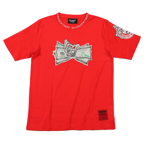 まさかの女性に人気！お金を掴むDollar Tシャツ（3色）※SOT-0009