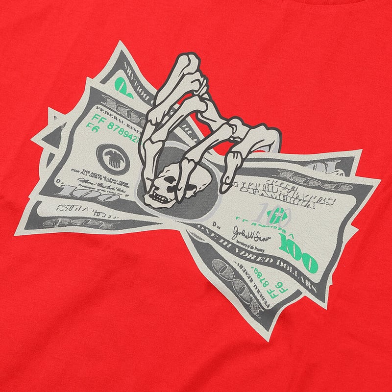まさかの女性に人気！お金を掴むDollar Tシャツ（3色）※SOT-0009
