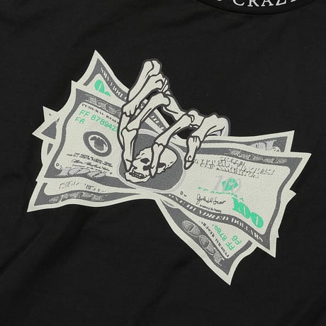 まさかの女性に人気！お金を掴むDollar Tシャツ（3色）※SOT-0009