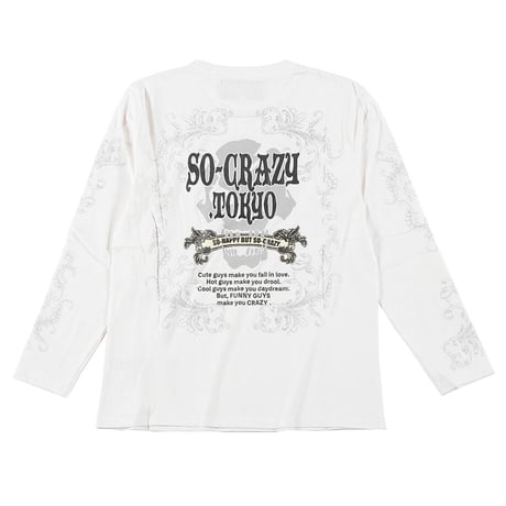 年中SO-CRAZY！意外と使い勝手の良いロングTシャツ第一弾（2色）※SOLT-2001