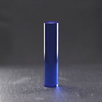 【宝石印鑑】 ブルー水晶 印鑑