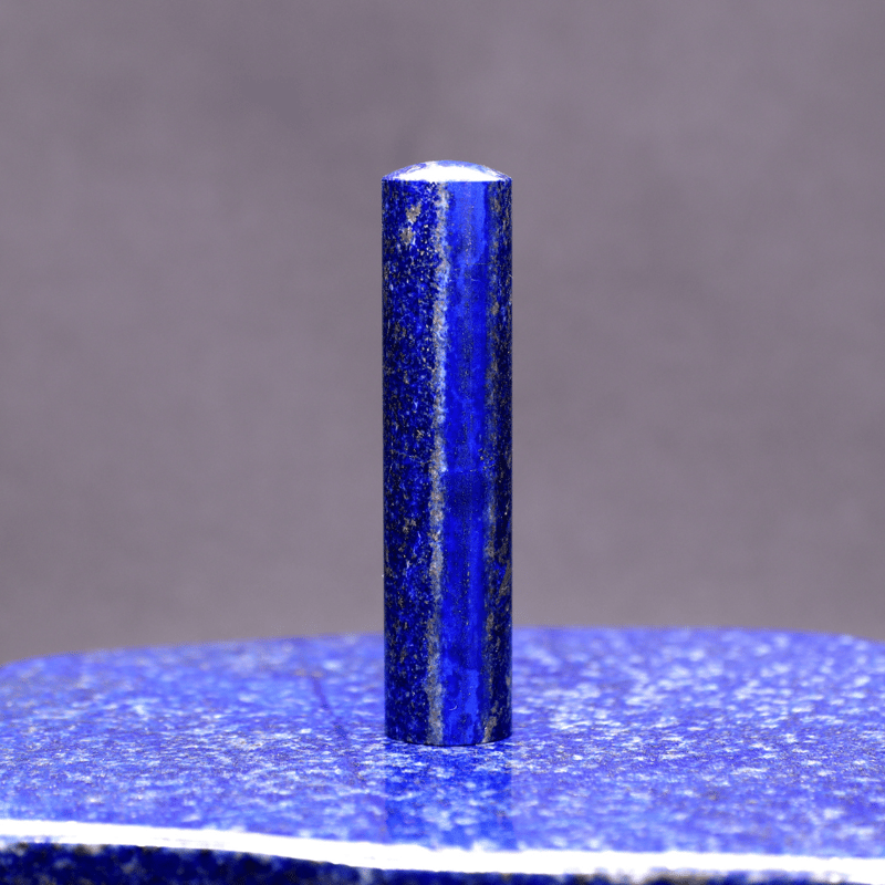 ラピスラズリ　石　印材 happystone_lapislazuli_jitsu_1