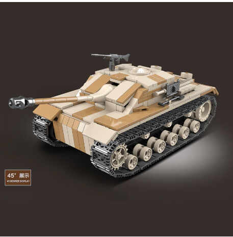 レゴ互換 戦車 三号突撃砲 Sturm-Geschutz III ドイツ軍 レゴ互換 戦車 三号突撃砲 Sturm-Geschutz III ドイツ軍