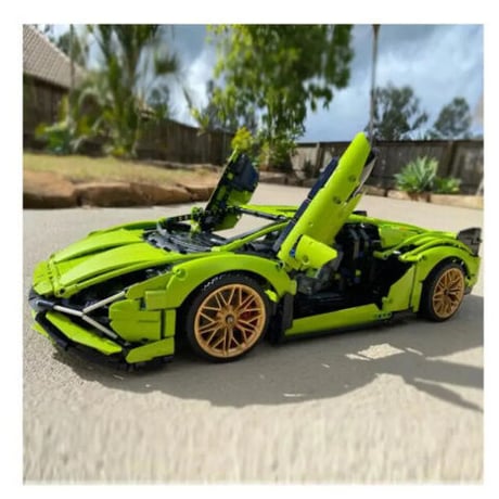 レゴ互換 テクニック ランボルギーニ シアン FKP37 デザイン 3696ピース スーパーカー スポーツカー レースカー 42115 ホビー LEGO互換品