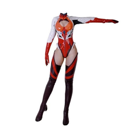エヴァンゲリオン コスプレ 惣流アスカラングレー スーツ ウィッグ セット ハロウィン パーティ 衣装 エヴァ
