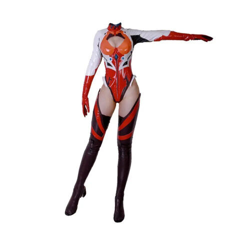 エヴァンゲリオン コスプレ 惣流アスカラングレー スーツ ウィッグ