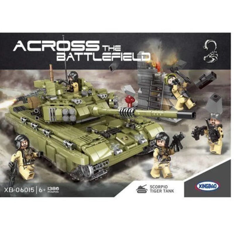 レゴ互換 ミリタリー戦車 スコーピオタイガータンク LEGO互換品