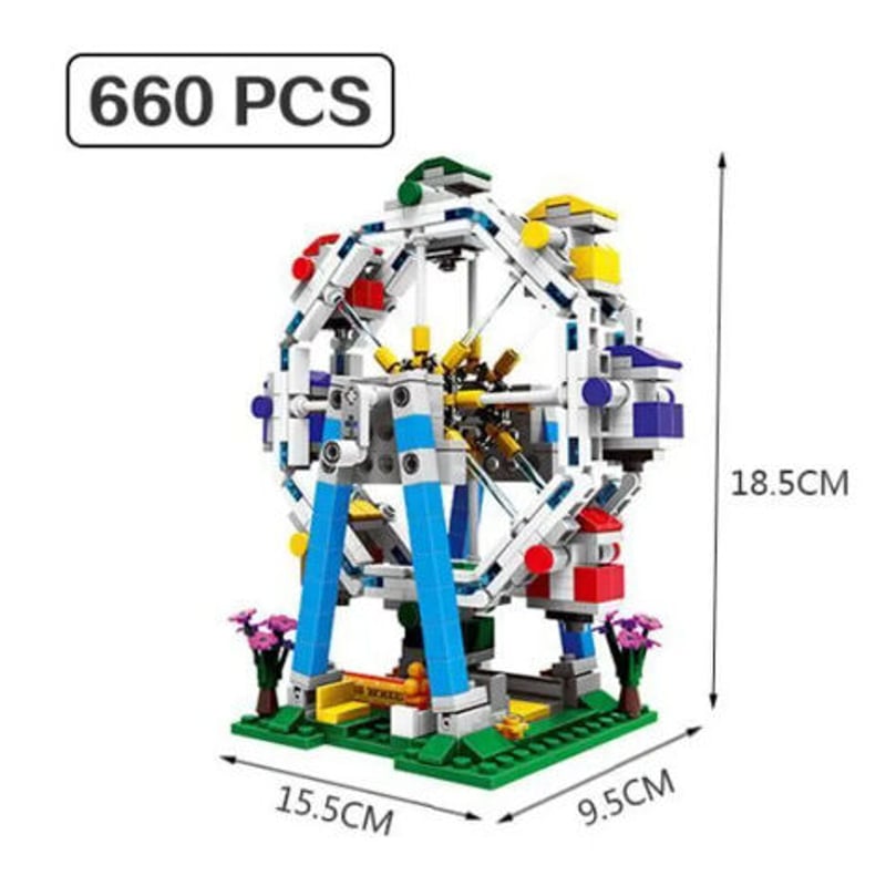 レゴ互換ブロック 観覧車 LEGO互換品 おもちゃ ホビー クリスマス 