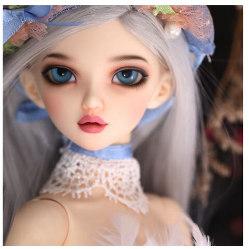 球体関節人形 フルセット ミニフィー クロエ BJD 本体＋眼球＋メイク