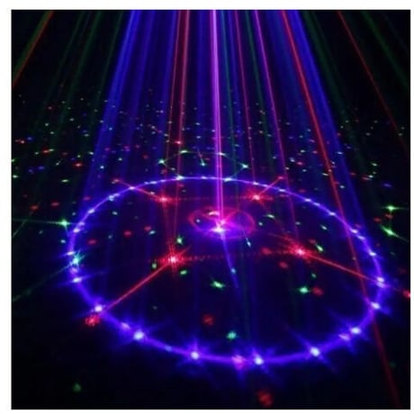 エイリアン RGBミニレーザープロジェクターライト 96パターン DJ ディスコ パーティー 舞台照明 LED 照明器具