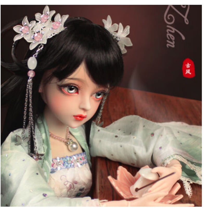 黒髪のオリエンタル美女】 BJD 球体関節人形 60cm 1/3 フルセット 中国