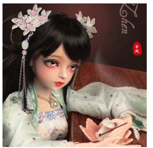 黒髪のオリエンタル美女】 BJD 球体関節人形 60cm 1/3 フルセット 中国
