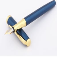 3657 ディープブルー ビジネス オフィス Medium Nib 万年筆