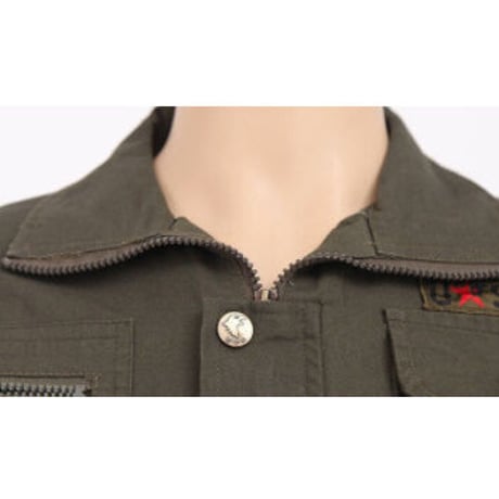 メンズ  耐摩耗性  長袖ジャケット + パンツ ワーキング 作業服 セット
