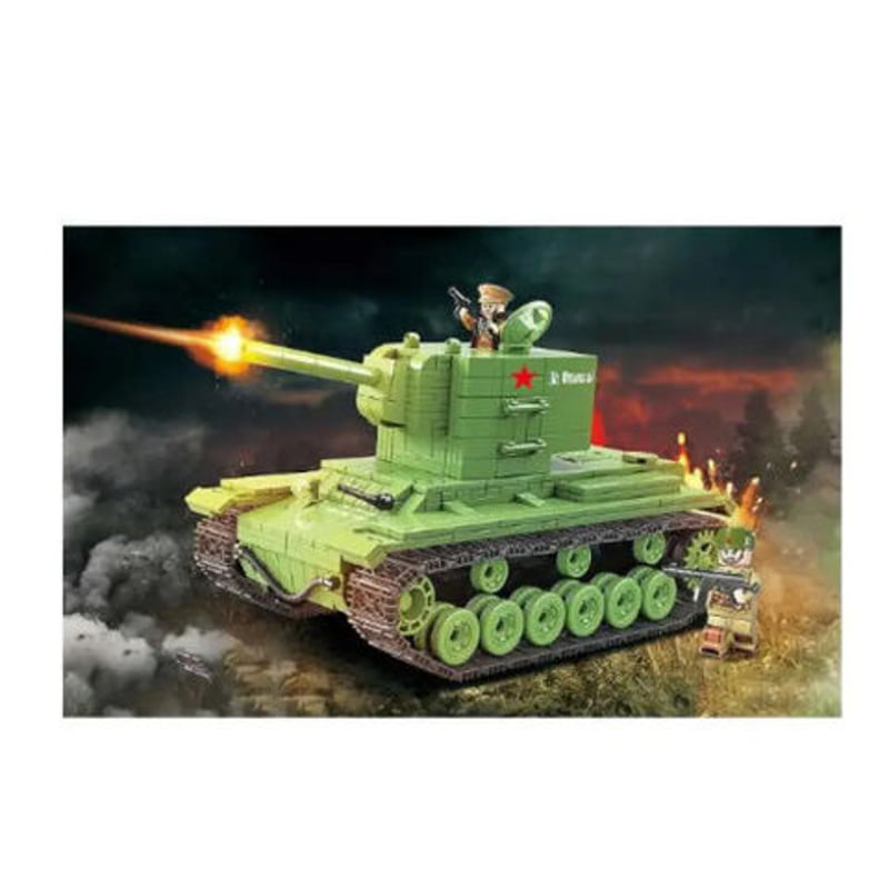 レゴ互換 ソビエト軍 818ピース 戦車 兵士 ミニフィグ パンツァー 軍事