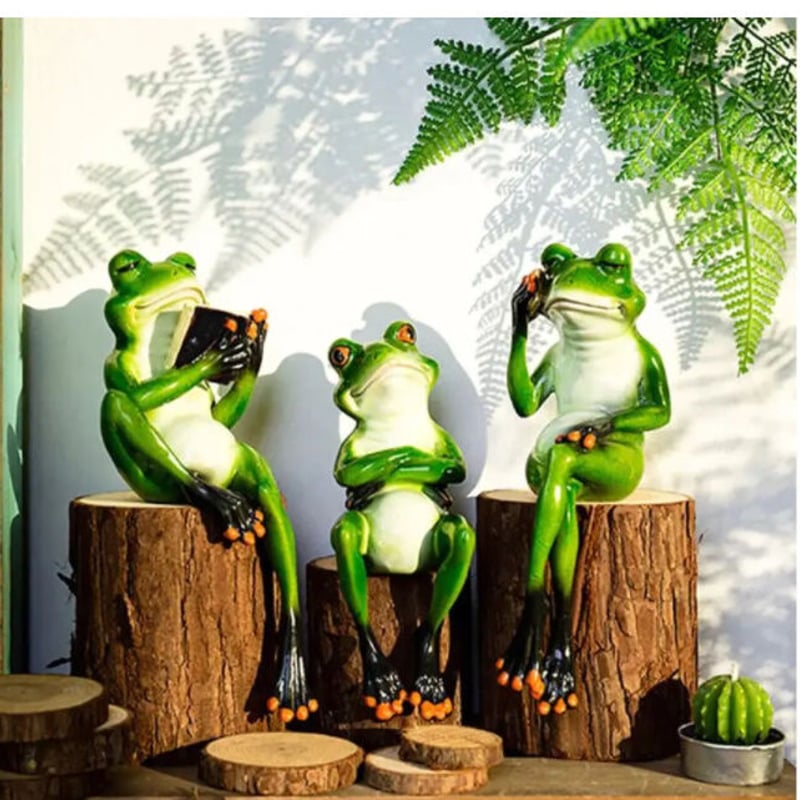 ブリキ カエルセット3体 【公式通販】