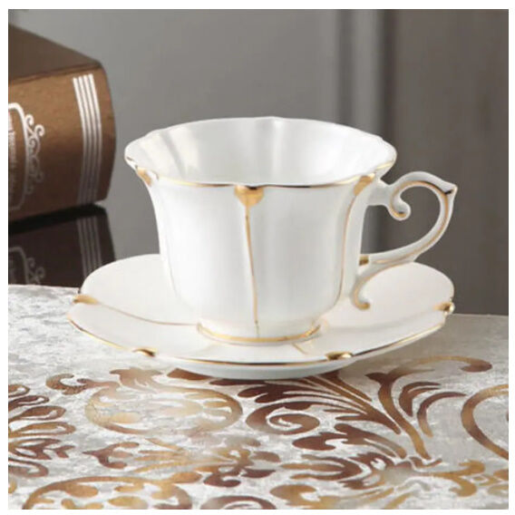 ティーカップ 200ml ソーサー スプーン 3点セットエレガント 器 ボーン