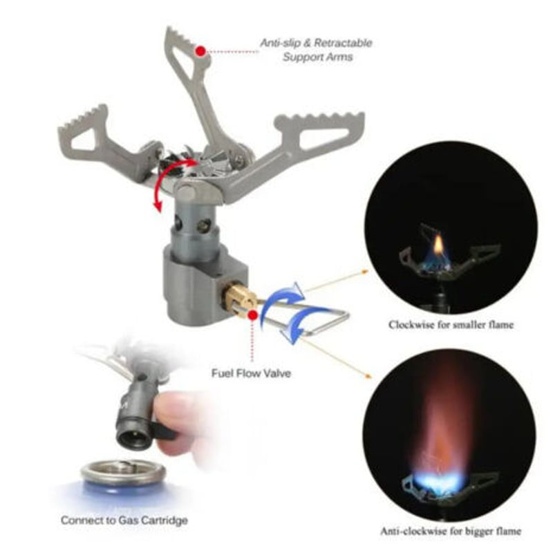 ミニガスバーナー キャンプ用 チタン製 超軽量25g BRS-3000T OD缶用 ミニガスバーナー キャンプ用 チタン製 超軽量25g BRS-3000T OD缶用