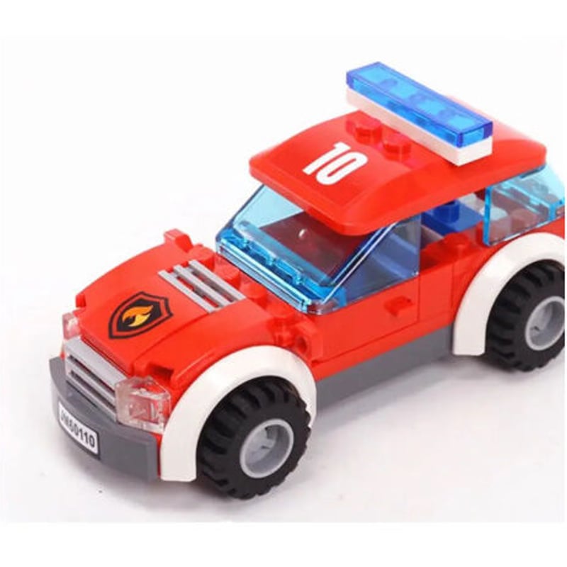 レゴ ( LEGO ) 風 シティ 消防署 60110 ◇ レゴブロック 互換 ◇ ホビ