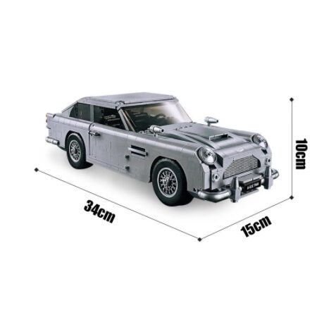 レゴ互換 ジェームズボンド アストンマーティン DB5 007 ゴールデン