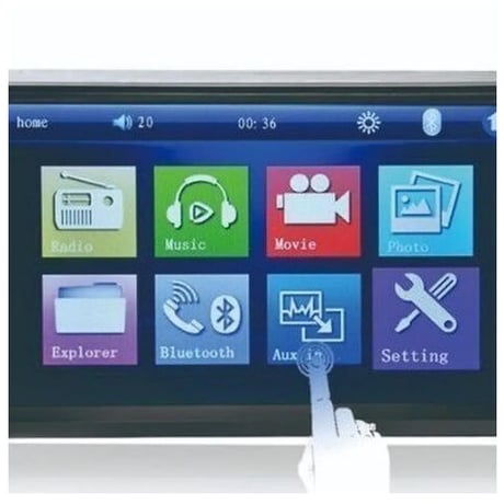 7インチユニバーサル2 DinのHD BluetoothカーラジオMP5プレーヤー カー用品