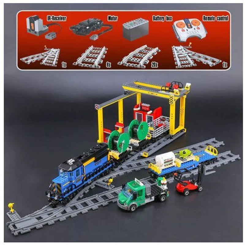 レゴ互換 60052 シティ カーゴトレイン LEGO互換品 おもちゃ ホビー