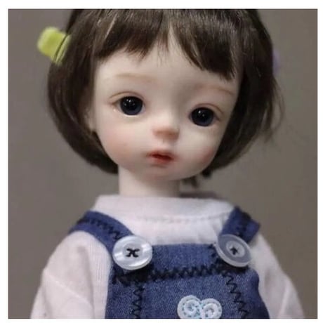 球体関節人形 本体+眼球+メイクアップ済 BJD カスタムドール かわいい 赤ちゃん ノーブランド