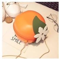 Yogodlns 個性的 デザイン みかんショルダーバッグ
