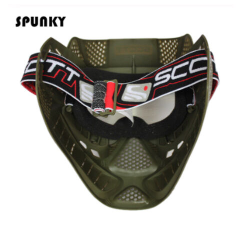 SPUNKY サバゲー ミリタリー ペイントボールマスク フルフェイスマスク