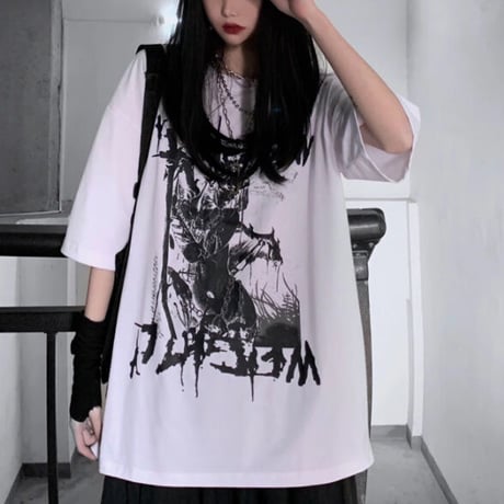 プリント 半袖 Tシャツ【二色展開】