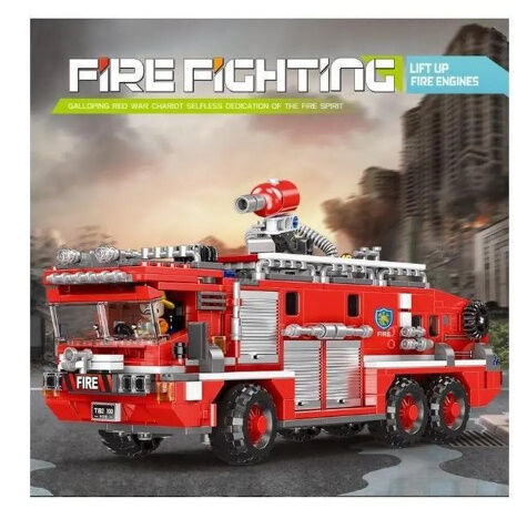 LEGO 互換 Mercedes Benz Atego ロンドン 消防車