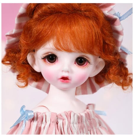球体関節人形 BJD 1/6 フルセット 本体＋眼球＋服＋靴＋ウィッグ メイクアップ済み 美少女 大きい瞳 カスタムドール ゆるい服装 26cm 選べる2色