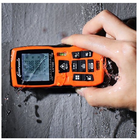 LOMVUM レーザー距離計 最大距離 120mポケットサイズ IP54 防水 デジタル ファインダー 小型 コンパクト バッテリー駆動 DIY 業務用 安い  タフ  高性能 おすすめ 人気